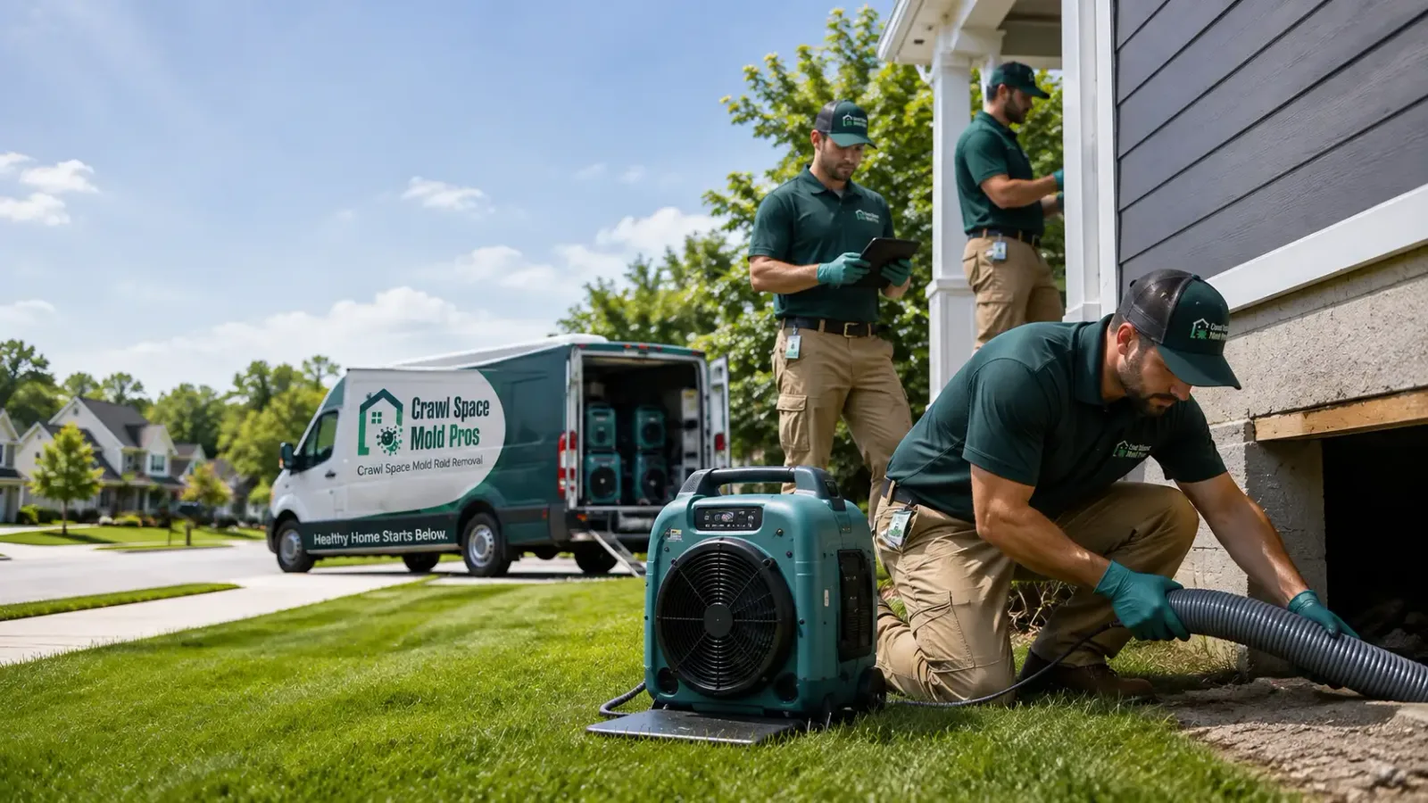 Crawl Space Mold Removal in Irvington, NJ